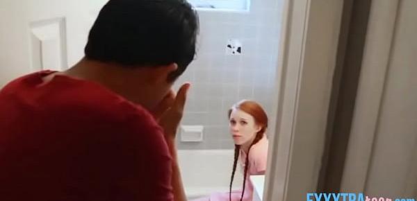 Tiny Redhead Teen Dolly Little Banged Hard